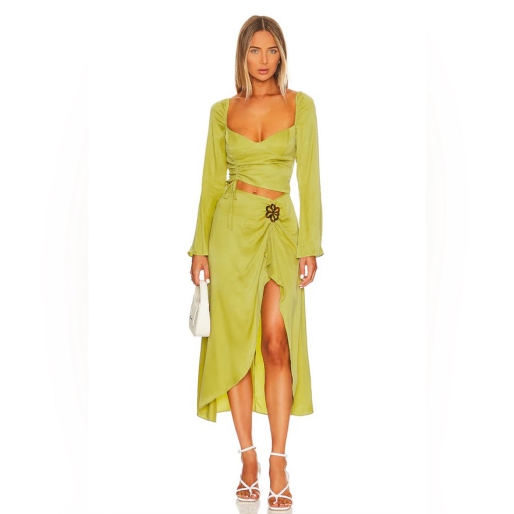 NEW NWT For Love & Lemons Allie Midi Dress